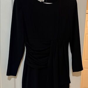 Ann Taylor Black Long Sleeve Dress